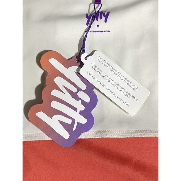 Yitty Major Label Track Jacket Women's Medium NEW w/Tags Checkered Black Orange - Picture 7 of 8